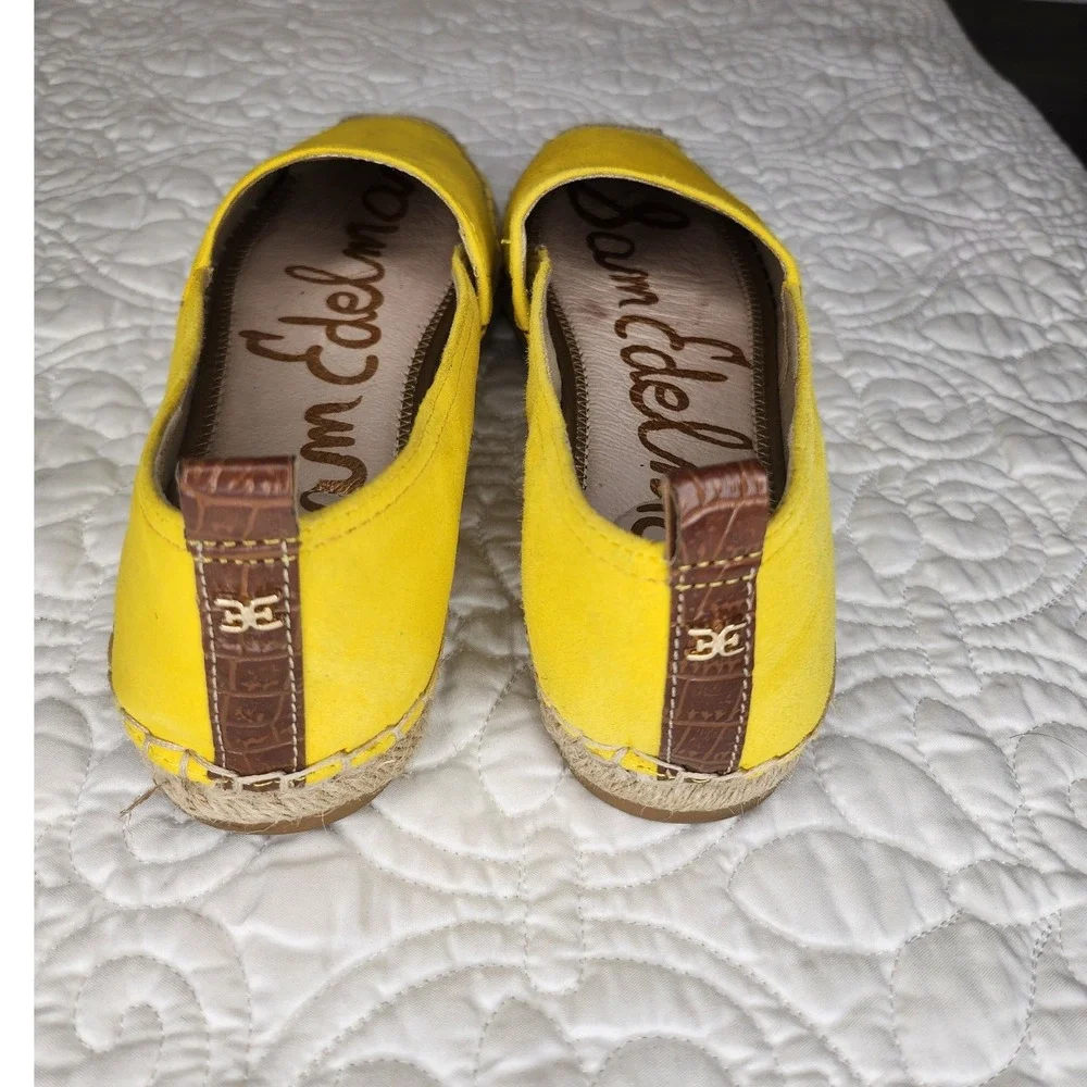 Sam Edelman Womans Yellow Espadrilles Women's‎ Shoes Size 7